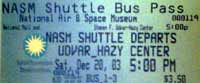 Bus tickets